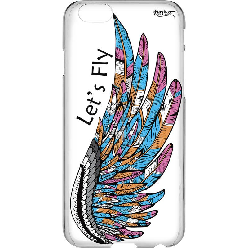 Capa Silicone NetCase Vazada Asa: Let's Fly