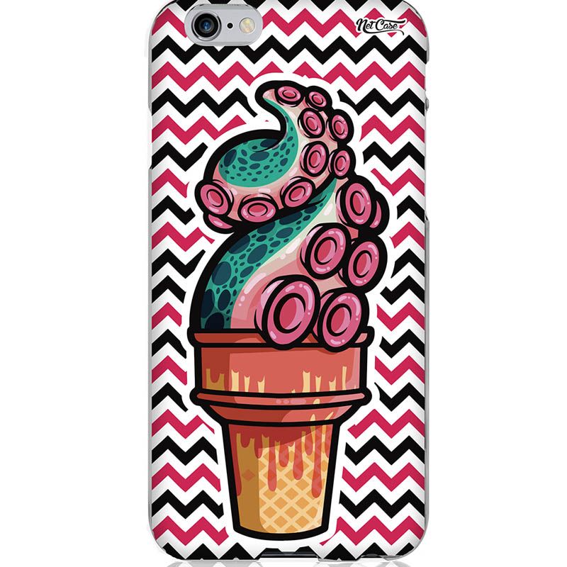 Capa Silicone NetCase Vazada Tentacle Ice Cream