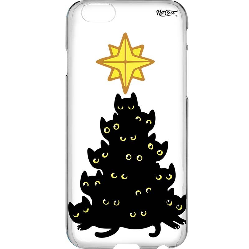 Capa Silicone NetCase Vazada Tree of Black Cats