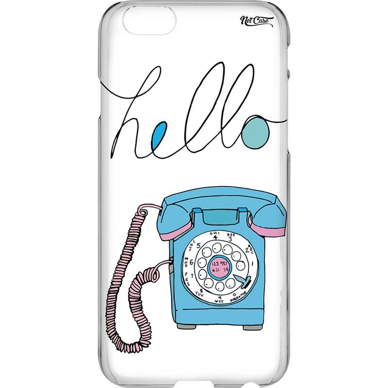 Capa Silicone NetCase Vazada Telephone: Hello