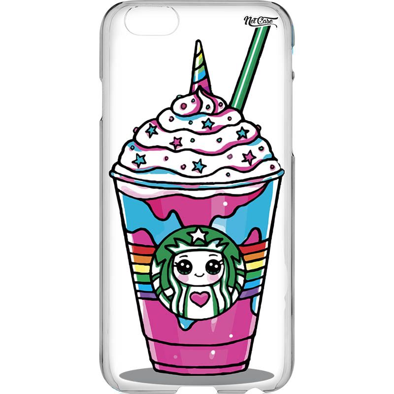 Capa Silicone NetCase Vazada Frapuccino Smiley