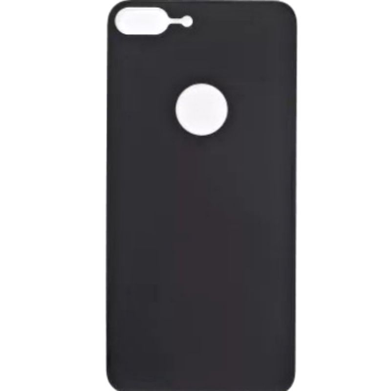 Película de Vidro Traseira Lisa Preta para IPhone