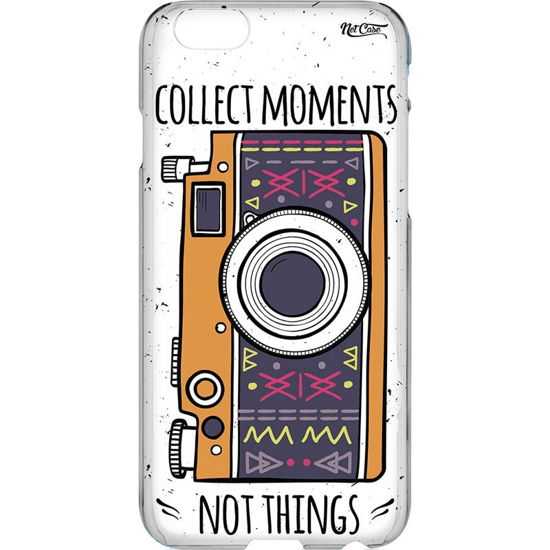 Capa Silicone NetCase Vazada Collect Moments, Not Things