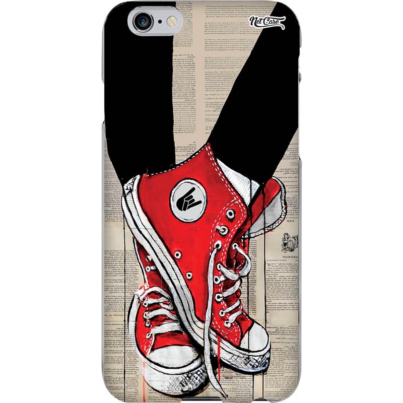 Capa Silicone NetCase Chapada Chuck Taylor Classic All St. Red