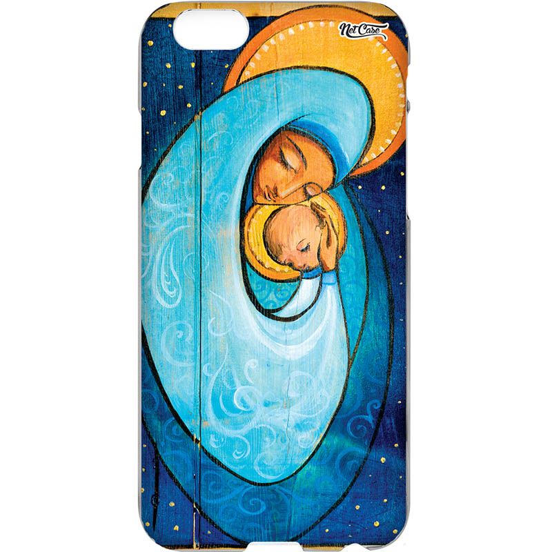 Capa Silicone NetCase Chapada Madona e Menino Jesus