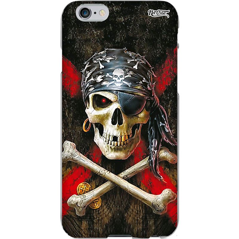 Capa Silicone NetCase Chapada Crânio Pirata