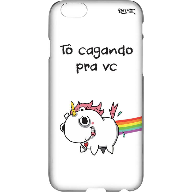 Capa Silicone NetCase Vazada Tô Cag* Pra Vc