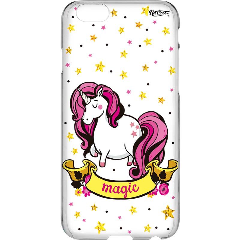 Capa Silicone NetCase Vazada Unicórnio Magic