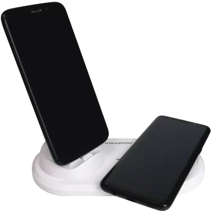 Base Carregadora 5 em 1 Usb H'Maston Pro HC-888 - Branco
