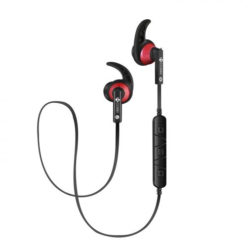 Fone de Ouvido Bluetooth Cokike BL-K370 Sport - Preto com Vermelho