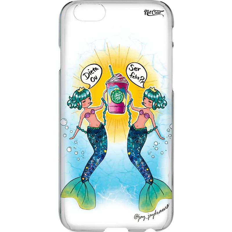 Capa Silicone NetCase Vazada Twin Mermaids