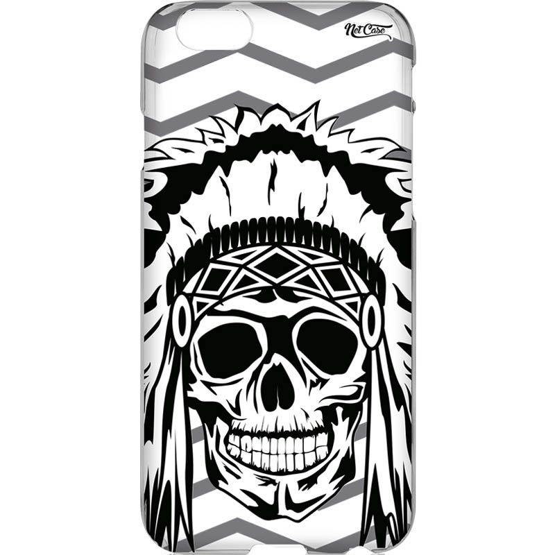 Capa Silicone NetCase Vazada Crânio Indígena