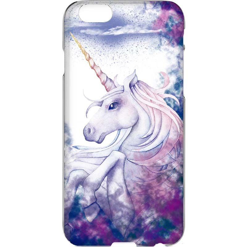 Capa Silicone NetCase Vazada Unicórnio Lilás