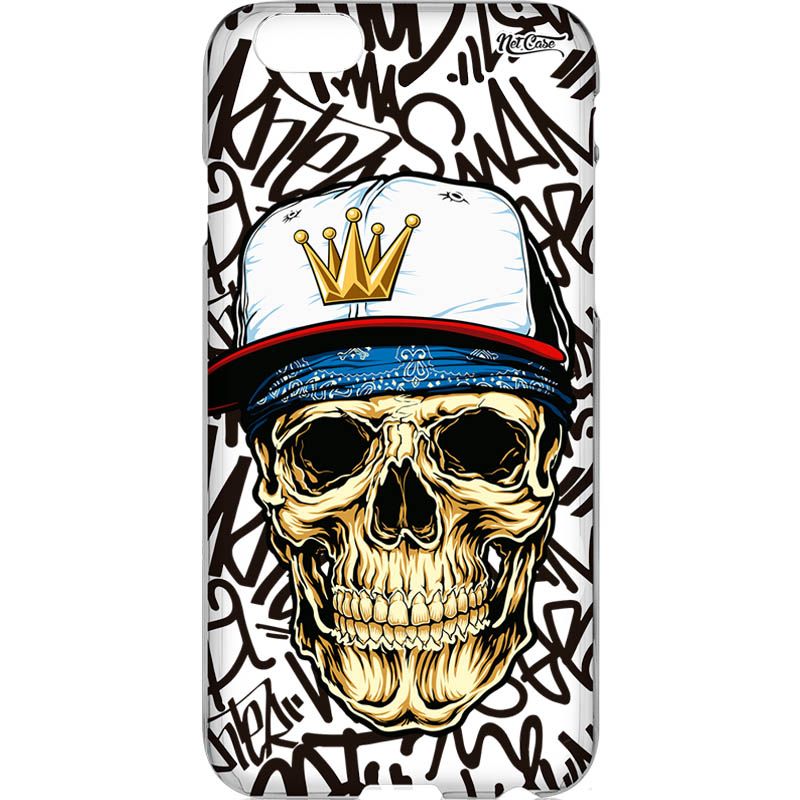 Capa Silicone NetCase Vazada Caveira Pixo