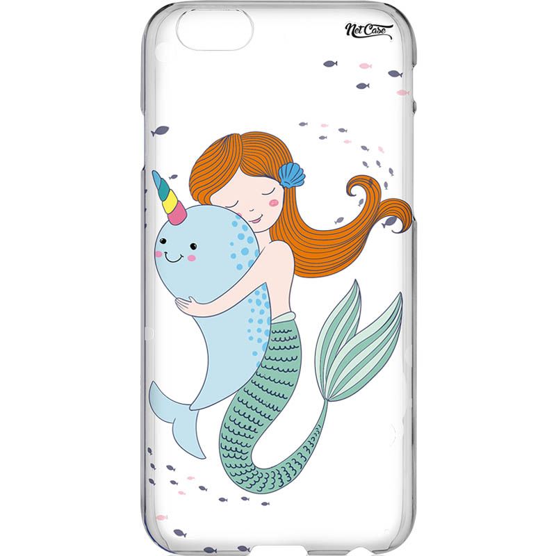 Capa Silicone NetCase Vazada Mermaid & Unicorn