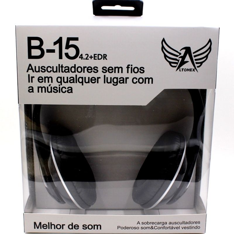 Fone de Ouvido Bluetooth Altomex B-15 - Preto