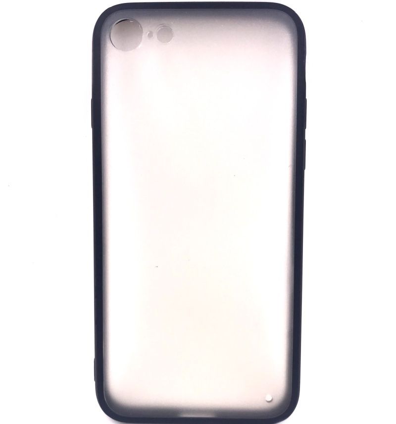 Capa Acrílica Fosca - Transparente Borda Preto