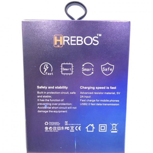 Carregador de Parede Universal Usb Duplo HRebos 2.1A - Branco