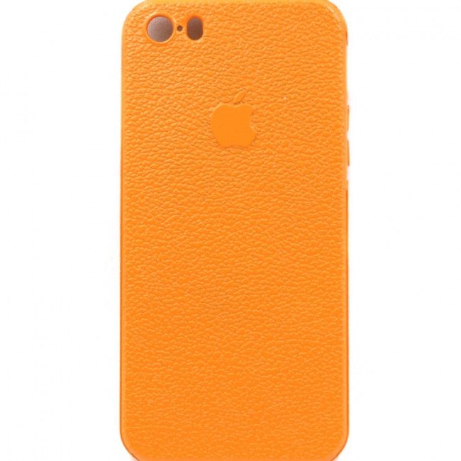 Capa Couro Color - Laranja