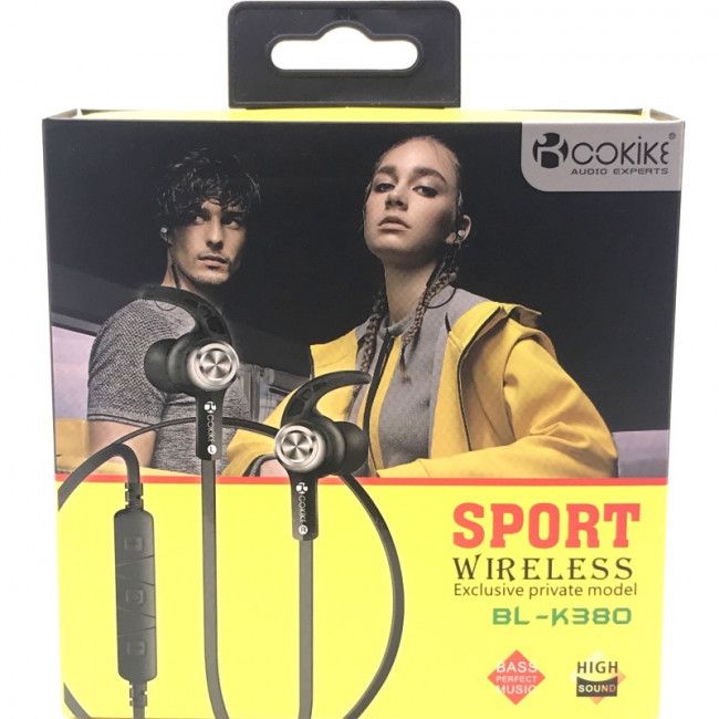 Fone de Ouvido Bluetooth Cokike BL-K380 Sport - Vermelho