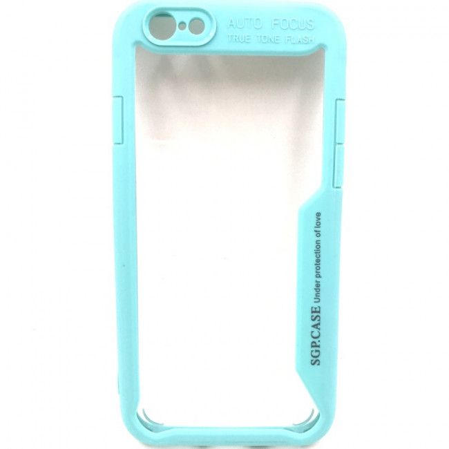Capa SGP Transparente Auto Focus - Turquesa