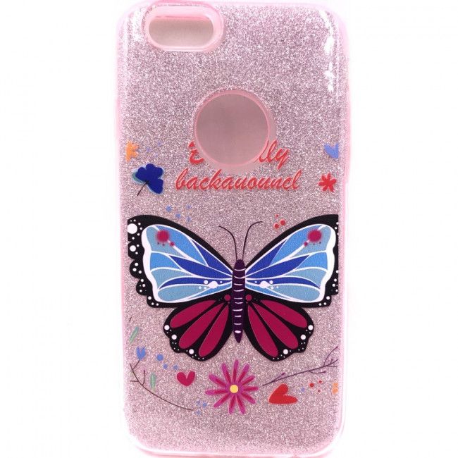 Capa Duplo Glitter - Borboleta