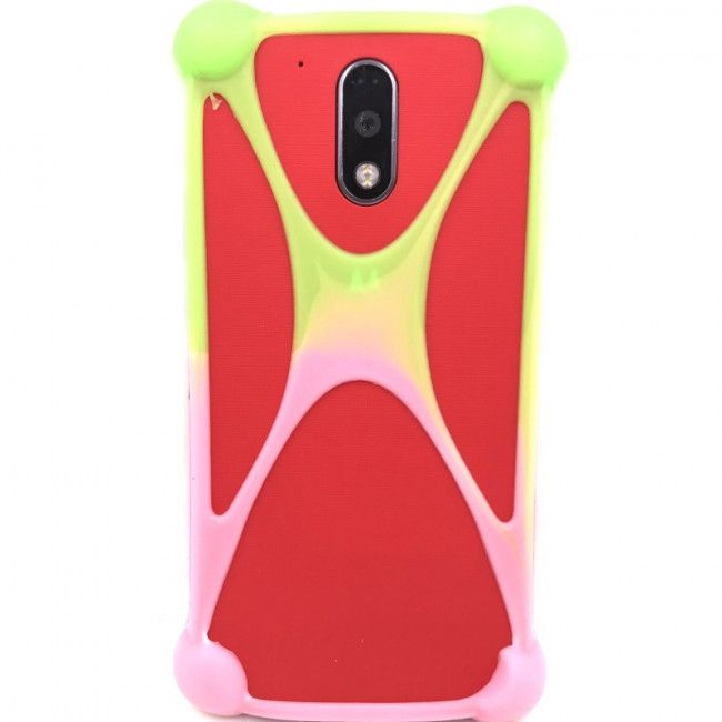 Capa Bumper *Universal* - Verde e Rosa