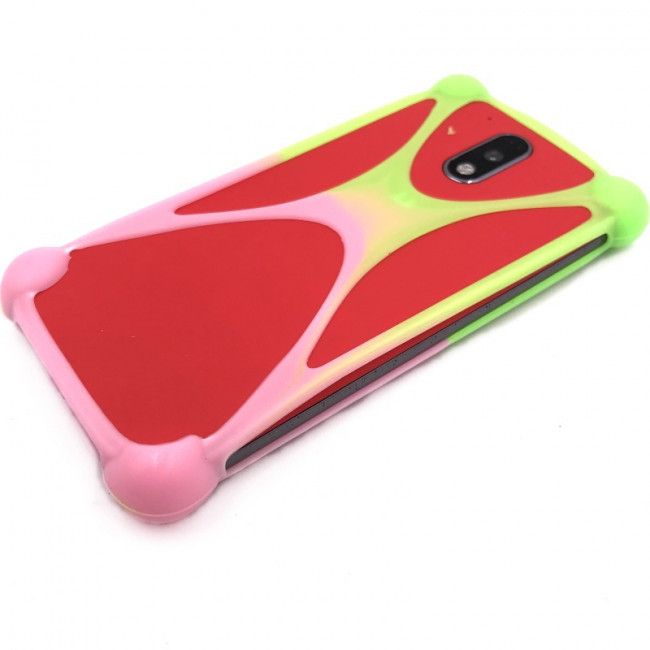Capa Bumper *Universal* - Verde e Rosa
