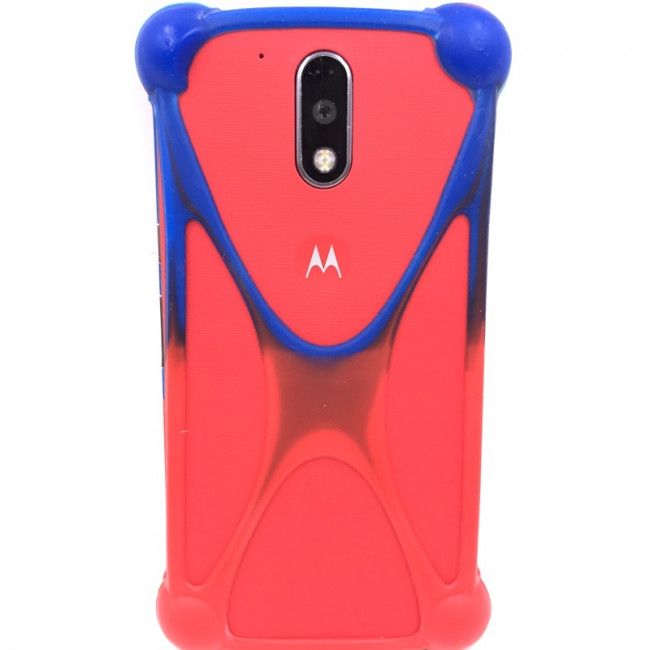 Capa Bumper *Universal* - Azul Marinho e Vermelho