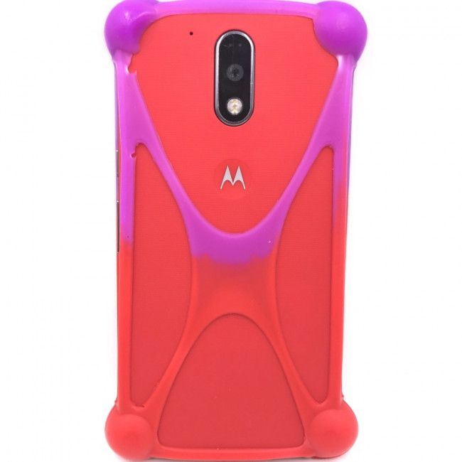Capa Bumper *Universal* - Roxo e Vermelho