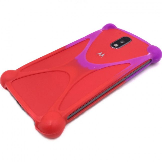 Capa Bumper *Universal* - Roxo e Vermelho