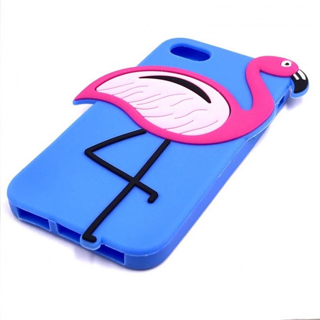 Capa Borracha Flamingo Azul