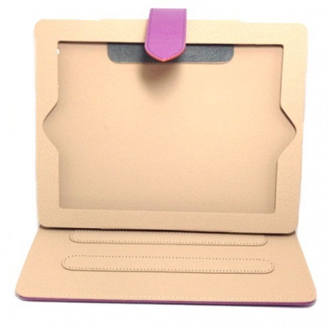 Capa Livro Burberry para IPad 2/3/4 - Roxo