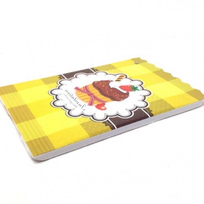 Capa Silicone Cupcake Xadrez para IPad Mini - Amarelo