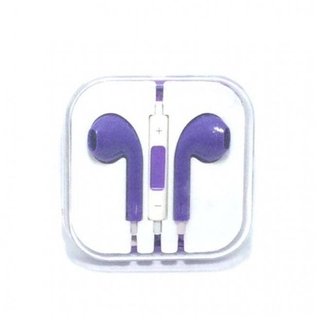 Fone de Ouvido Earpods para IPhone/IPod/IPad - Roxo
