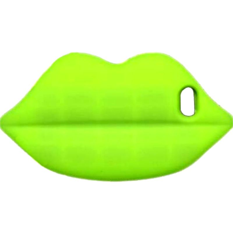 Capa Boca Giovanna Antonelli para IPhone 5/5S - Amarelo Neon
