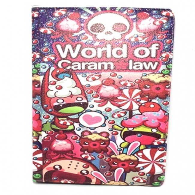 Capa Giratória 360º World of Caram Law para IPad 2/3/4