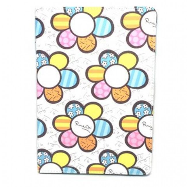 Capa Livro Romero Britto Flower Power para IPad Air - Branca