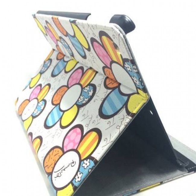 Capa Livro Romero Britto Flower Power para IPad Air - Branca