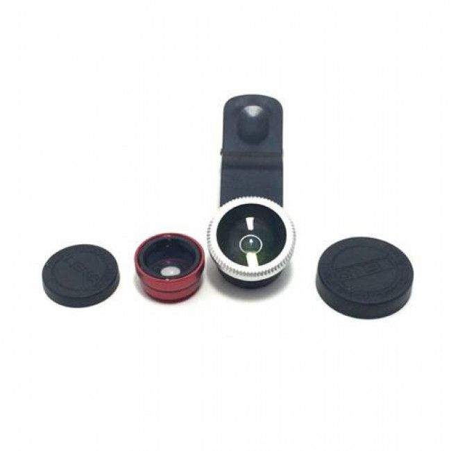Kit Lentes Fisheye - Olho De Peixe 180 Graus - Preta