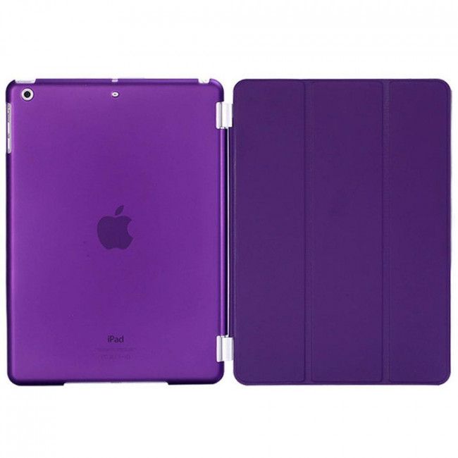 Capa Smart Cover com Fundo Removível para IPad Air - Roxo