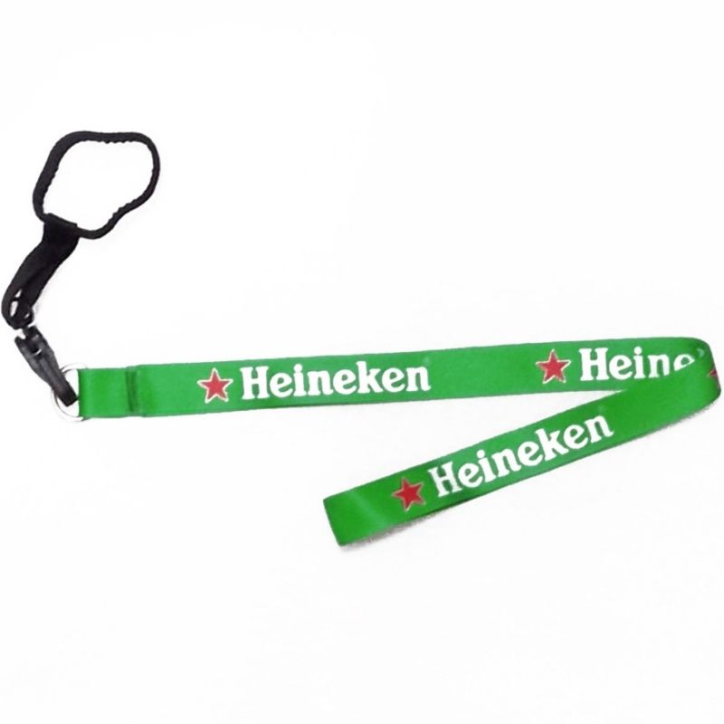 Cordão para Copo Térmico Cerveja Heinek. - Verde