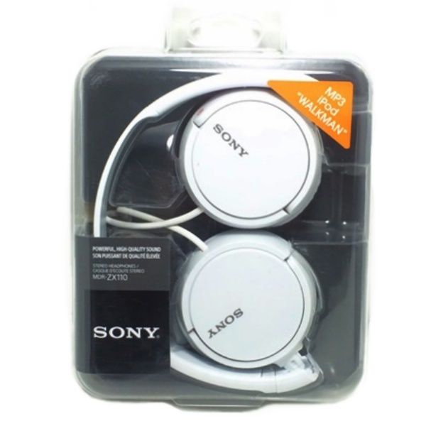 Fone de Ouvido Sony MDR-ZX110 - Branco