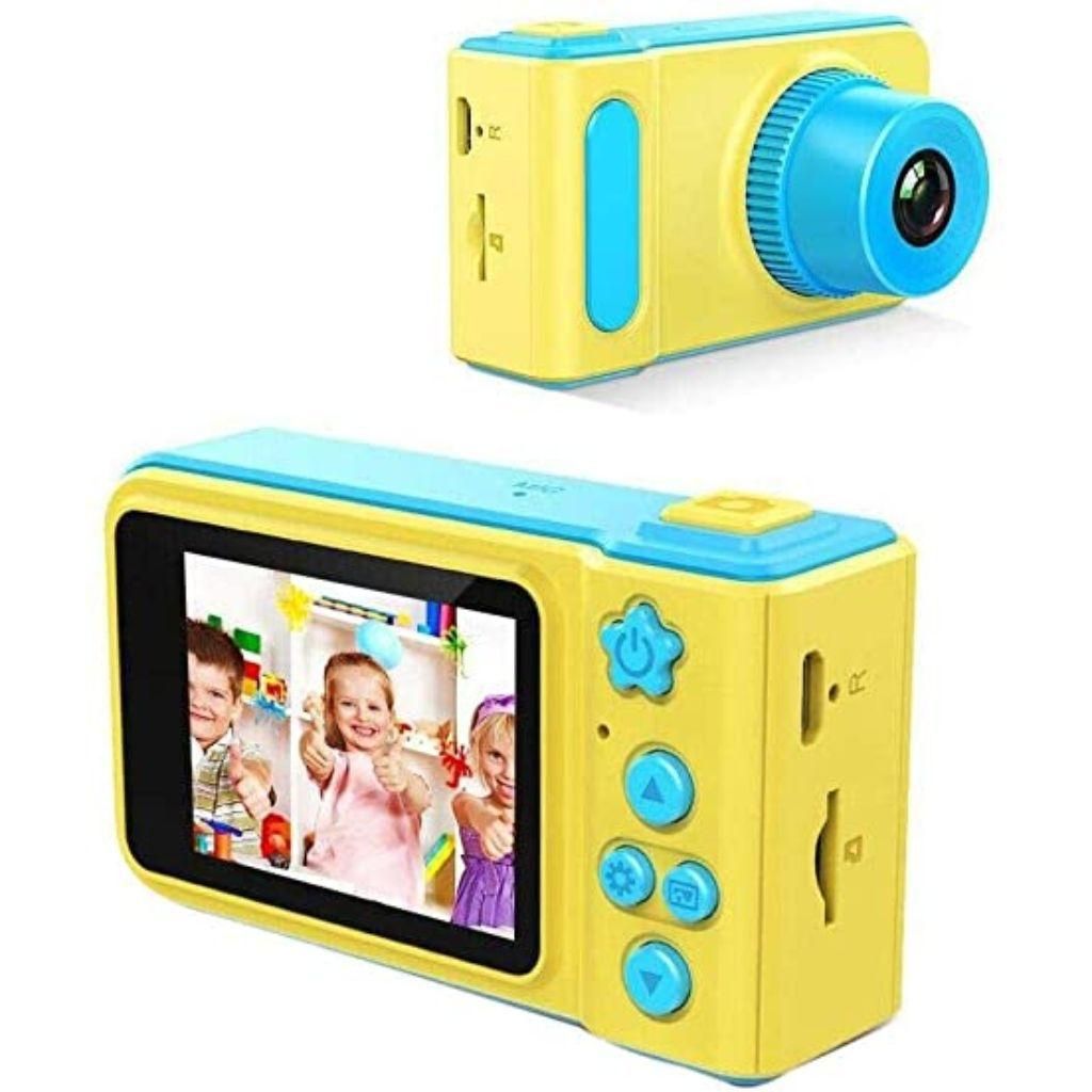 Câmera Fotográfica Kids K1 - Amarelo c/ Azul