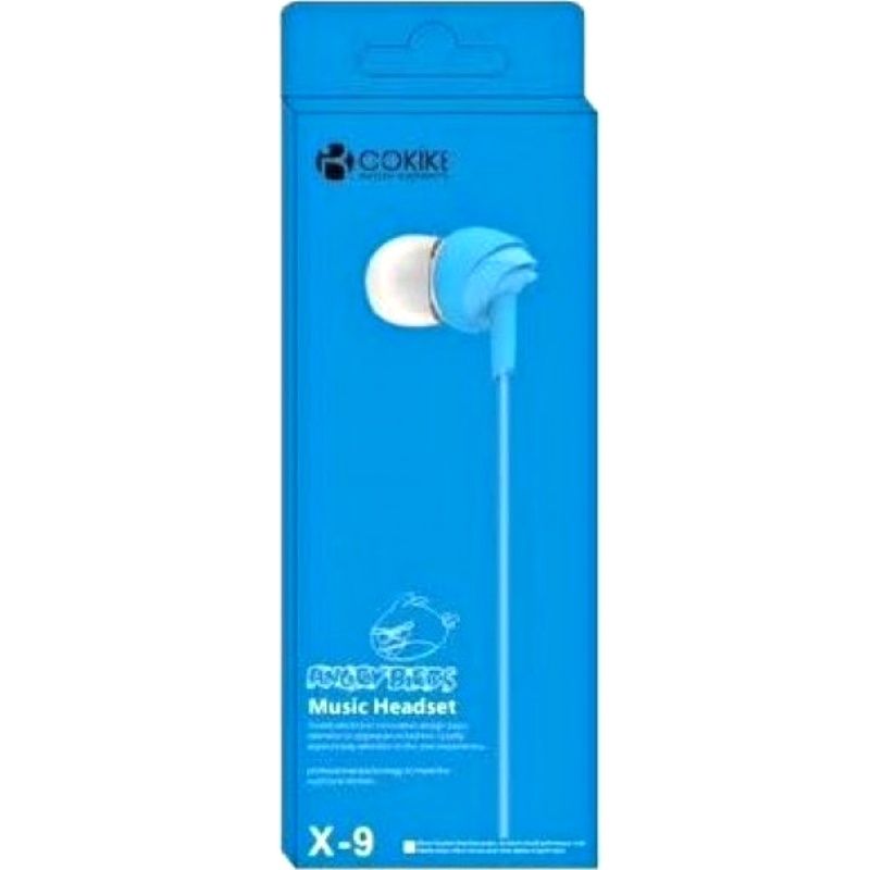 Fone de Ouvido Cokike Angry Birds X9 - Azul
