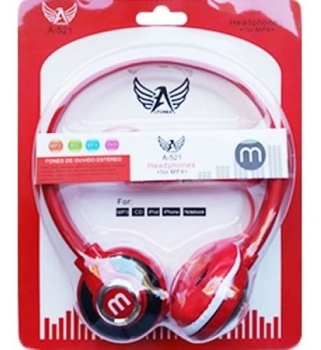 Fone de Ouvido Altomex A-521 - Vermelho
