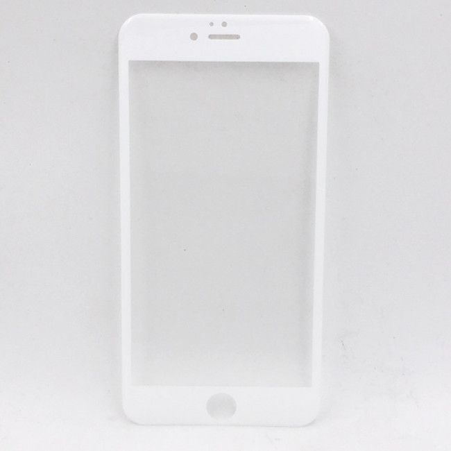 Película de Vidro Temperado 5D para IPhone - Branco