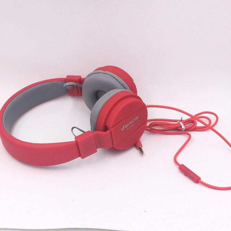 Fone de Ouvido VERDE A-872 - Vermelho