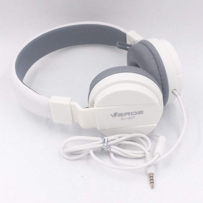 Fone de Ouvido VERDE EJ-007 - Branco