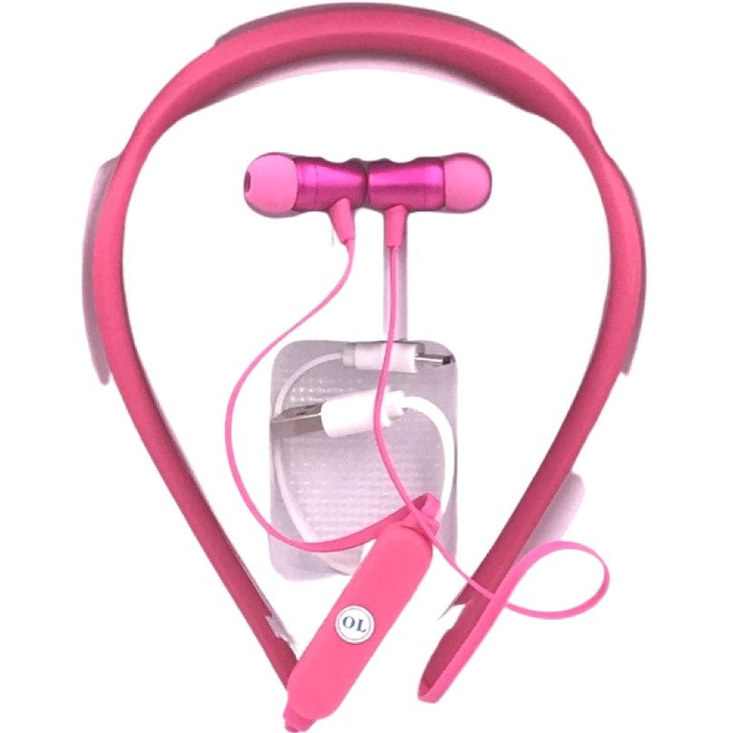 Fone de Ouvido Wireless Stereo Headset H-ear in Boyi³ - Rosa